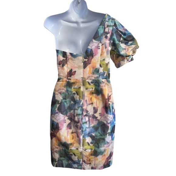 Flor Et.Al floral buckle mini-dress - Sz 6 NWT - Picture 3 of 9